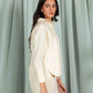 JACQUARD COLLARED BACK TALE SHIRT