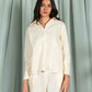 JACQUARD COLLARED BACK TALE SHIRT