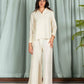 JACQUARD COLLARED BACK TALE SHIRT