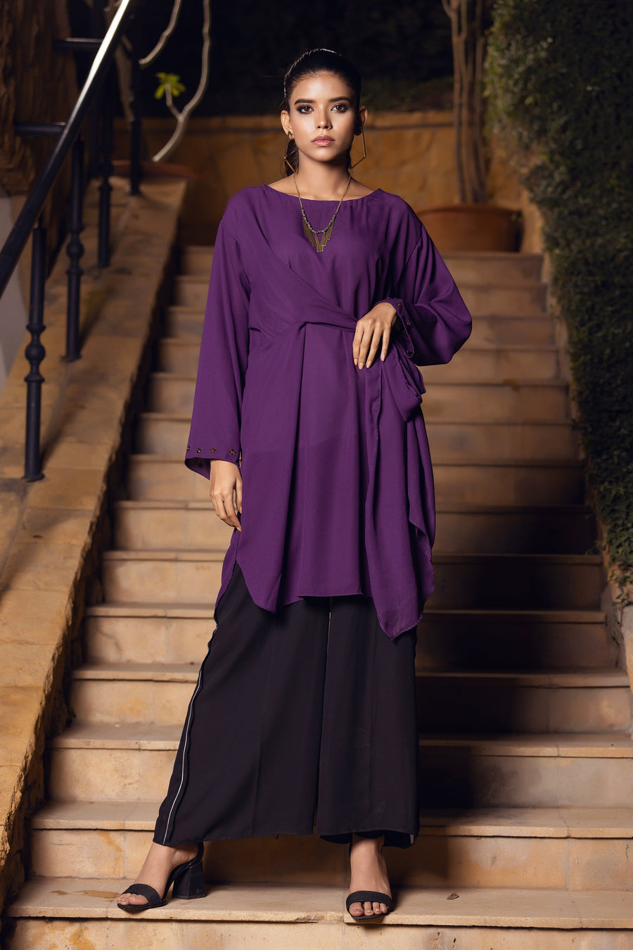 01 Piece Crape Top RTW Collection