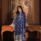 03 Piece Unstitched Embroidered With Printed Lawn Dupatta Komal Lawn