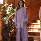 03 Piece Unstitched Embroidered Fancy Jacquard Peach With Velvet