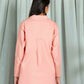 JACQUARD COLLARED BACK TALE SHIRT