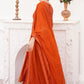 Jahaan Embroidered Dupatta - Burnt Orange