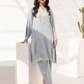 02 Piece Ready to wear  Embroidered Shirt & Trouser