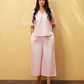 POPLIN PLEATED PANEL CULOTTE