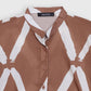 Co-ord set printed shirt