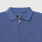 Quarter Zip-Up Polo Shirt