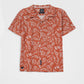Printed Cuban Collar Shirt