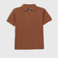 Quarter Zip-Up Polo Shirt