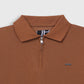 Quarter Zip-Up Polo Shirt