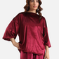 Co-ord set velvet top