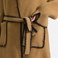 Contrast-Trim Coat