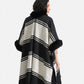 Striped Cape Shawl