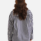 Oversized striped shirt