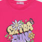Ruffled sleeve T-shirt