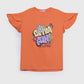 RUFFLED SLEEVE T-SHIRT