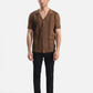 RELAXED FIT BUTTON DOWN CASUAL SHIRT