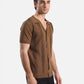 RELAXED FIT BUTTON DOWN CASUAL SHIRT
