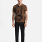 Quarter Zip-Up Polo Shirt