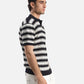 STRIPED JOHNNY COLLAR POLO