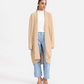 OPEN-FRONT LONG CARDIGAN