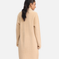 OPEN-FRONT LONG CARDIGAN