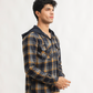 Flannel Hooded shacket