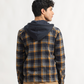 Flannel Hooded shacket