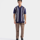 Johnny Collar Striped Polo