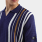 Johnny Collar Striped Polo