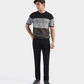 Striped knit T-shirt
