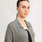 OPEN-FRONT LONG CARDIGAN