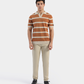 Striped Knit Polo