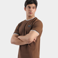 MEN COORD SET RIBBED SHIRT