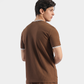 MEN COORD SET RIBBED SHIRT