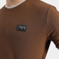 MEN COORD SET RIBBED SHIRT