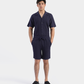 MEN COORD SET TEXTURED SHORTS