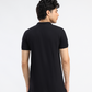 Black Pique Polo