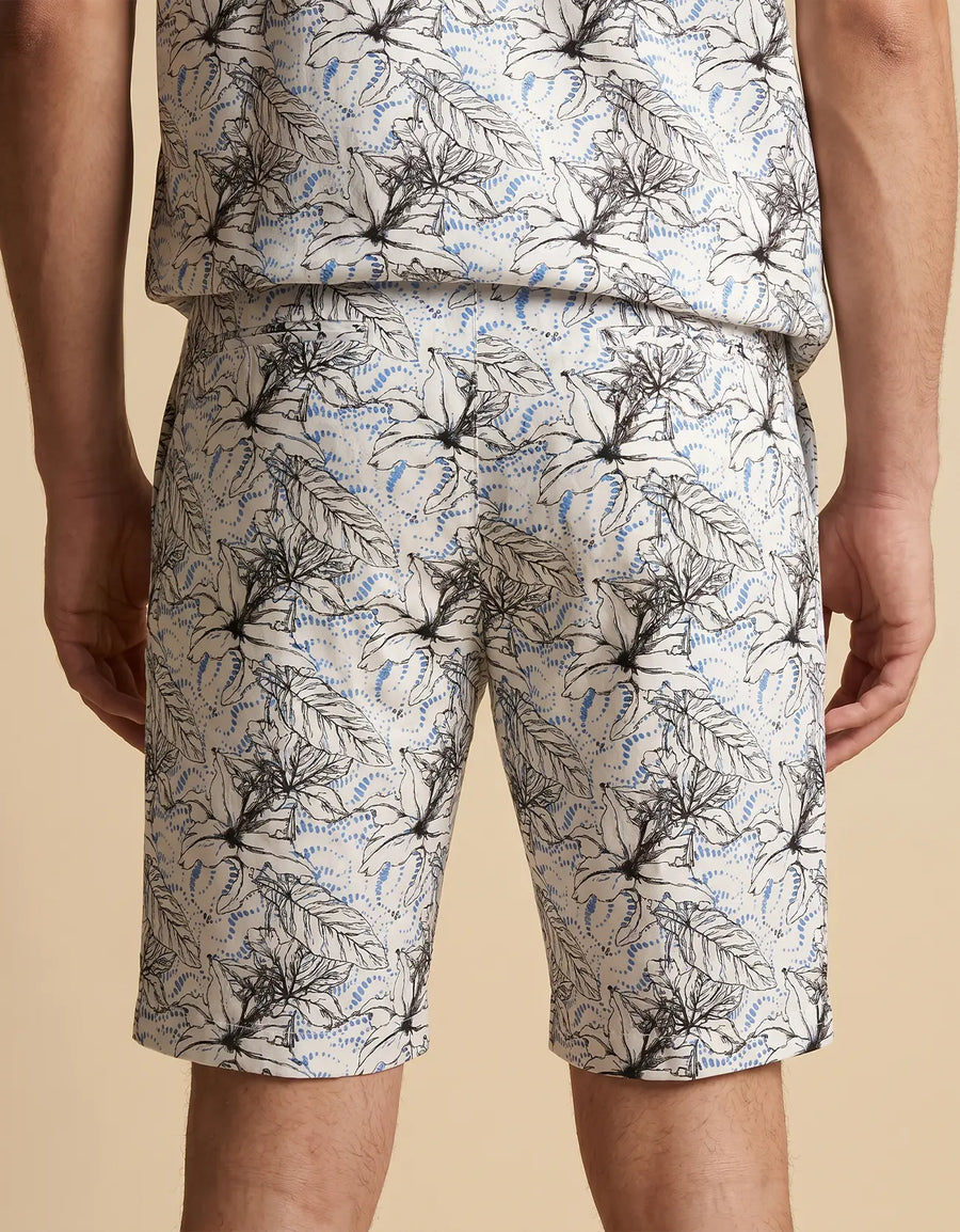 MEN'S PRINTED COTTON SHORTS