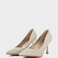 Party Wear-Court Shoes-IP5016-Champagne