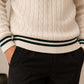 Off White Baseball Sweater