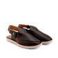 Dark Brown Leather Peshawari Sandal - PMC33