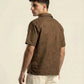 EMBROIDERED CAMP COLLAR SHIRT