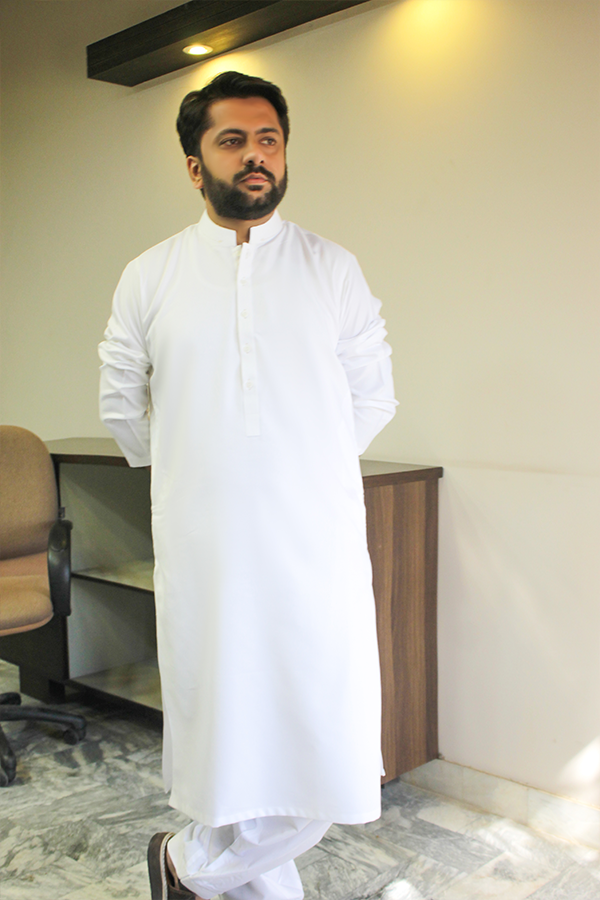 1 Piece White Kurta