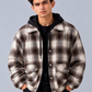MONTERO CHECK JACKET - Brown