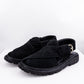 Peshawari Sandal - Black (Suede Leather) (PMC07)