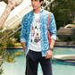 Men Floral Print Casual Shirt