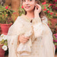 rang-e-bahar Zari organza Peach White 4Pc suit white-crown-S
