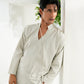 LINEN V-NECK SHIRT